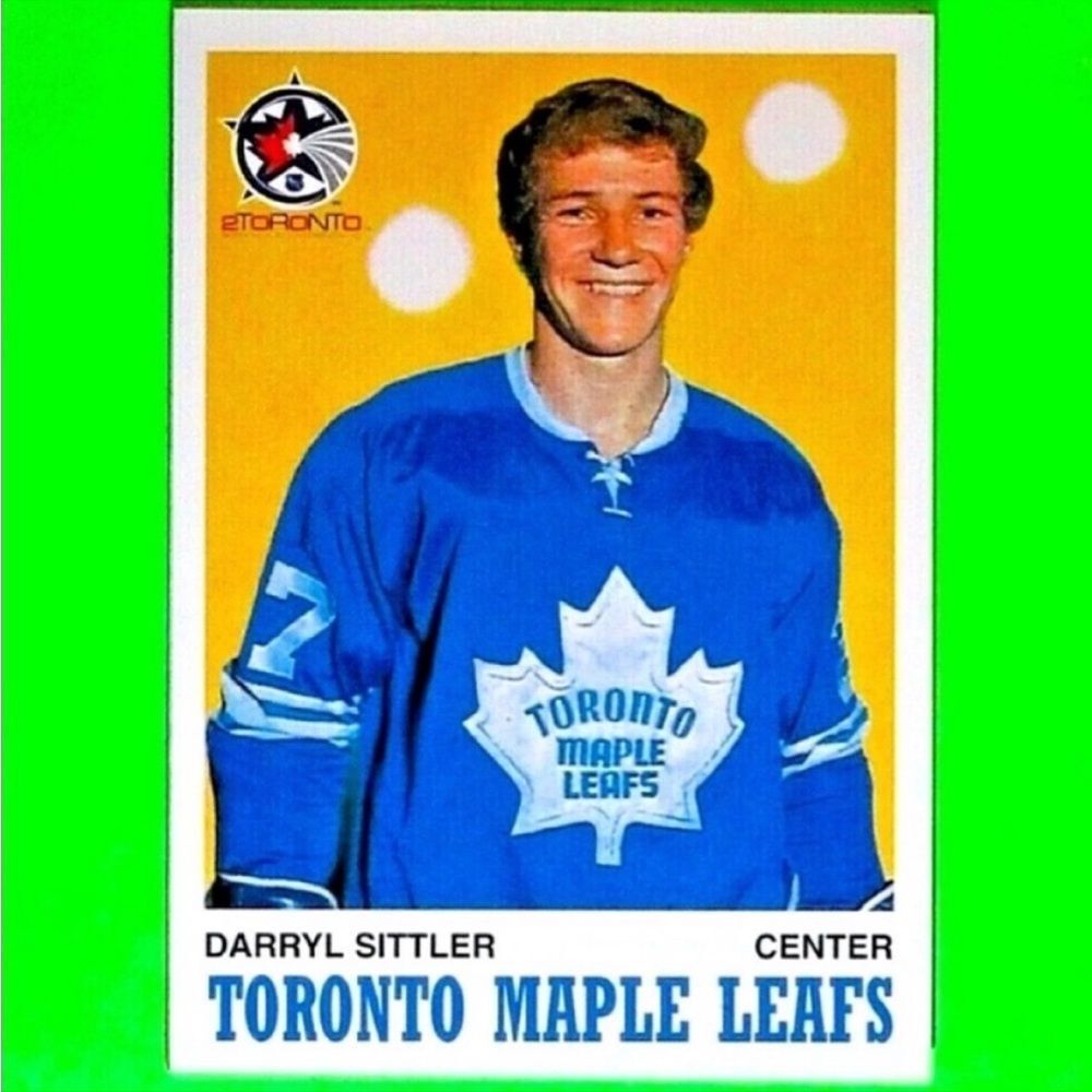 Darryl Sittler 2000 Promo Toronto Maple Leafs Rookie RC Hockey Card